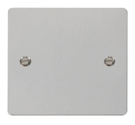 Define Polished Chrome Wiring Accessories Click Flat Plate